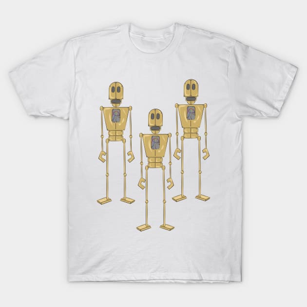 Just Robots Design T-Shirt by HeardUWereDead